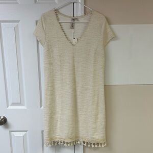 NWT Anthropologie Dolan Tasseled Tunic Dress